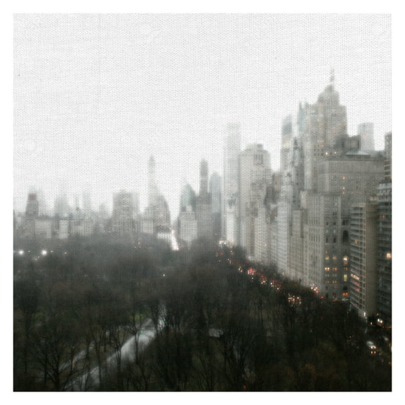 Masterpiece Art Gallery Above Central Park by Noah Bay New York City Canvas Photo Art Print 35" x 35"