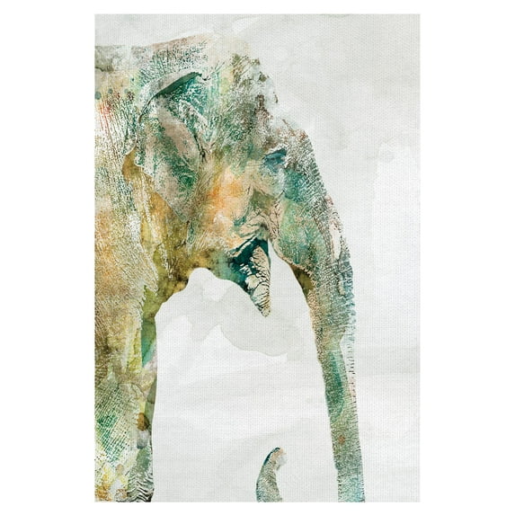 Masterpiece Art Gallery African Colors Elephants by Carol Robinson Canvas Art Print 24" x 36"