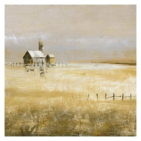 Masterpiece Art Gallery Alone Neutral by Gregory Garrett Canvas Art Print 35" x 35"