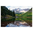 thumbnail image 1 of Masterpiece Art Gallery America the Beautiful Mountain & Lake by Robin Constable Hanson Canvas Photo Art Print 24" x 36", 1 of 4