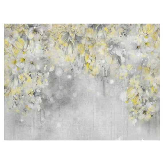 Masterpiece Art Gallery Anastasia Golden Flowers By Studio Arts Canvas Art Print 30" x 40"