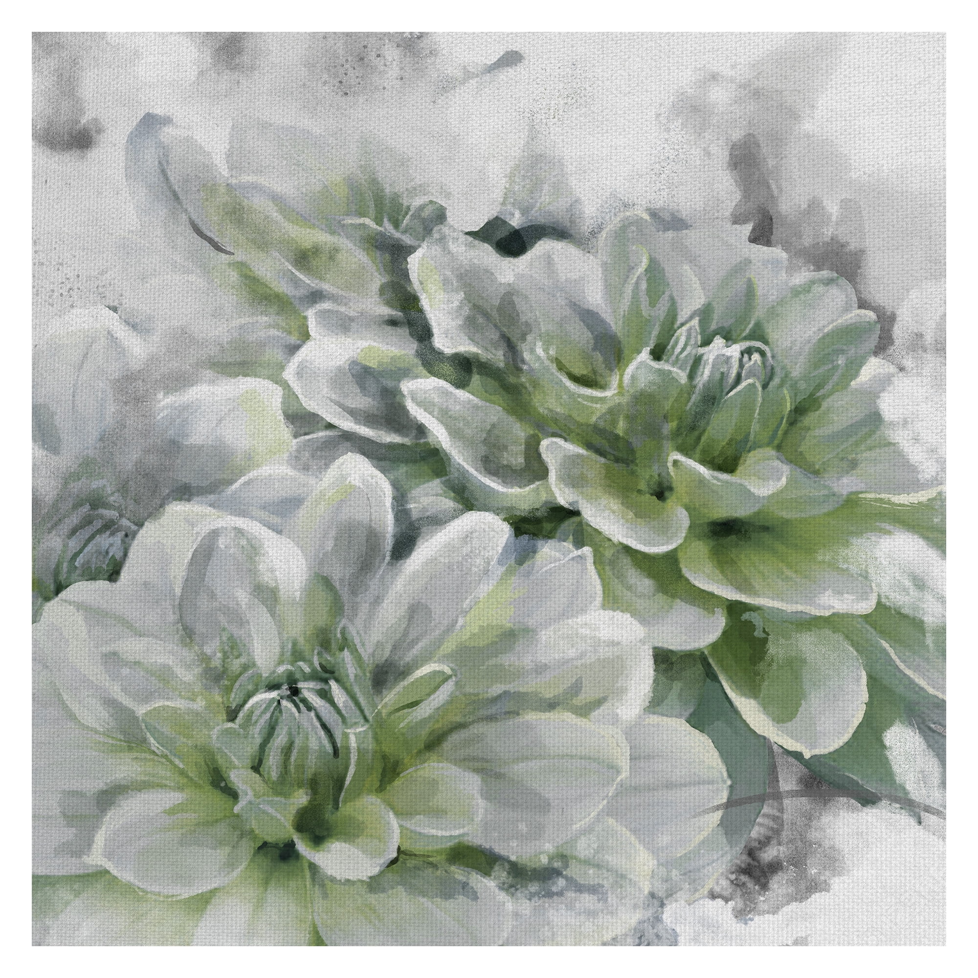 Masterpiece Art Gallery Angelica The Dahlia By Studio Art Canvas Art Print 24" x 24"