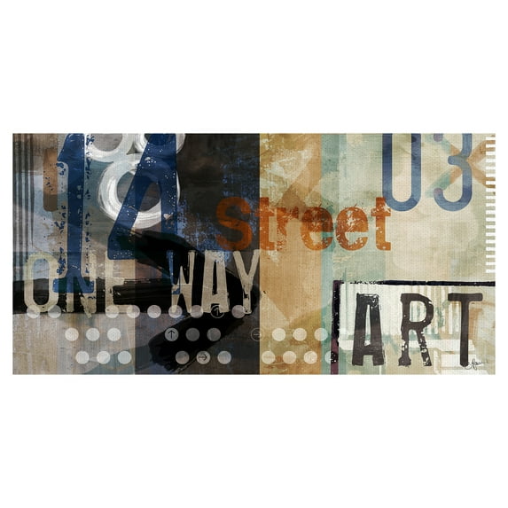 Masterpiece Art Gallery Art Type Urban II by Sven Prfrommer Canvas Art 24" x 48"