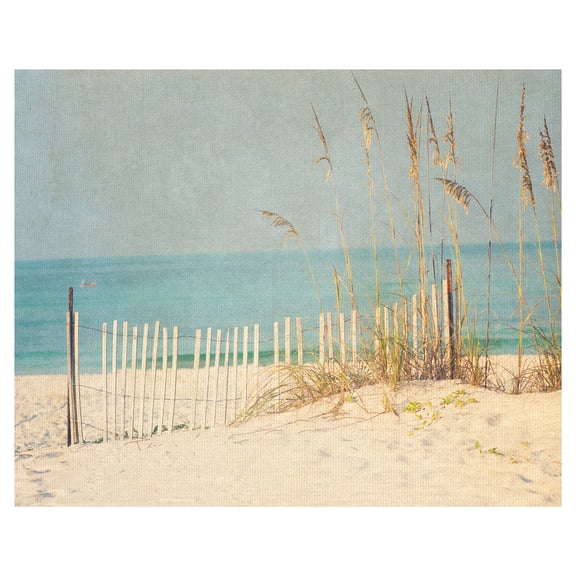 Masterpiece Art Gallery At the Beach by Kristen Naugle Canvas Art Print 22" x 28"