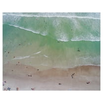 Masterpiece Art Gallery Beach Colors Ocean Waves By Stephanie Liverani Canvas Art Print 22" x 28"