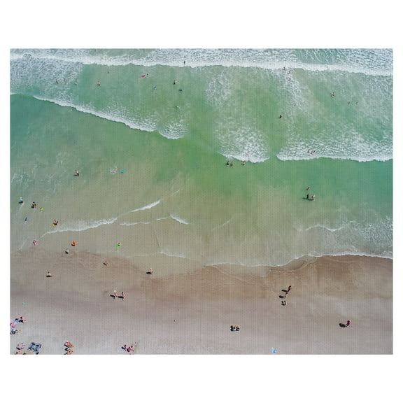 Masterpiece Art Gallery Beach Colors Ocean Waves By Stephanie Liverani Canvas Art Print 22" x 28"