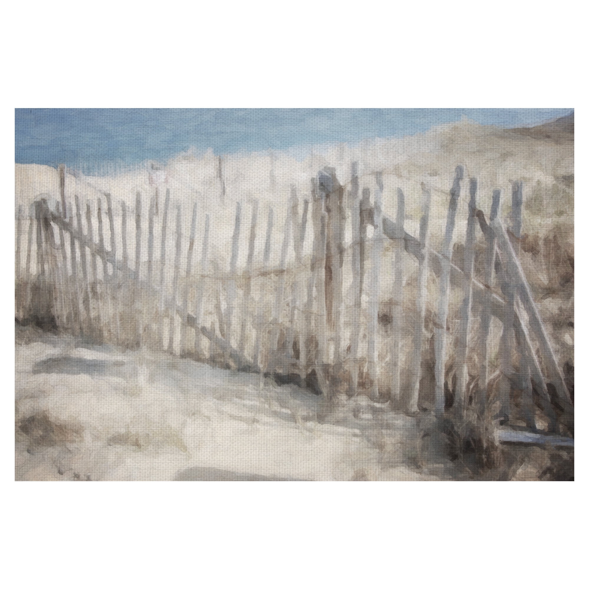 Masterpiece Art Gallery Beach Melody Soft By Graff-tee Studio Canvas Art Print 24" x 36"