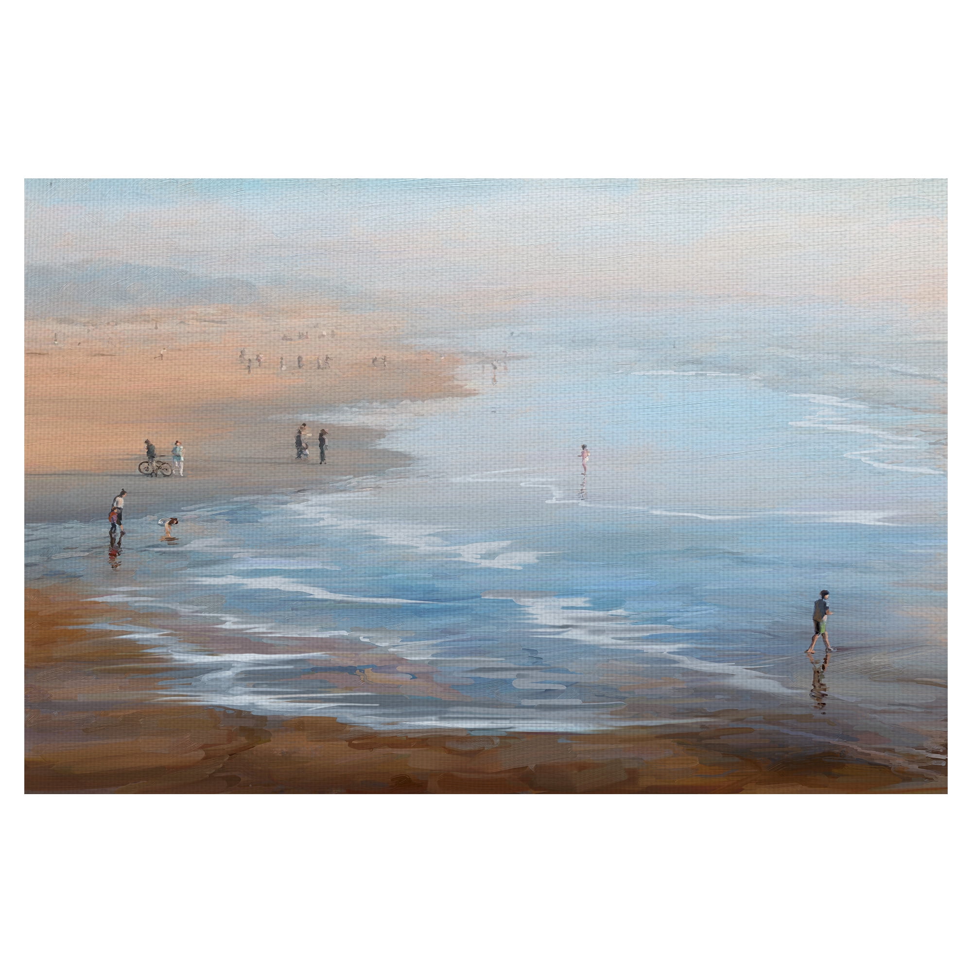 Masterpiece Art Gallery Beach Weekend by Studio Arts Canvas Art Print 24" x 36"