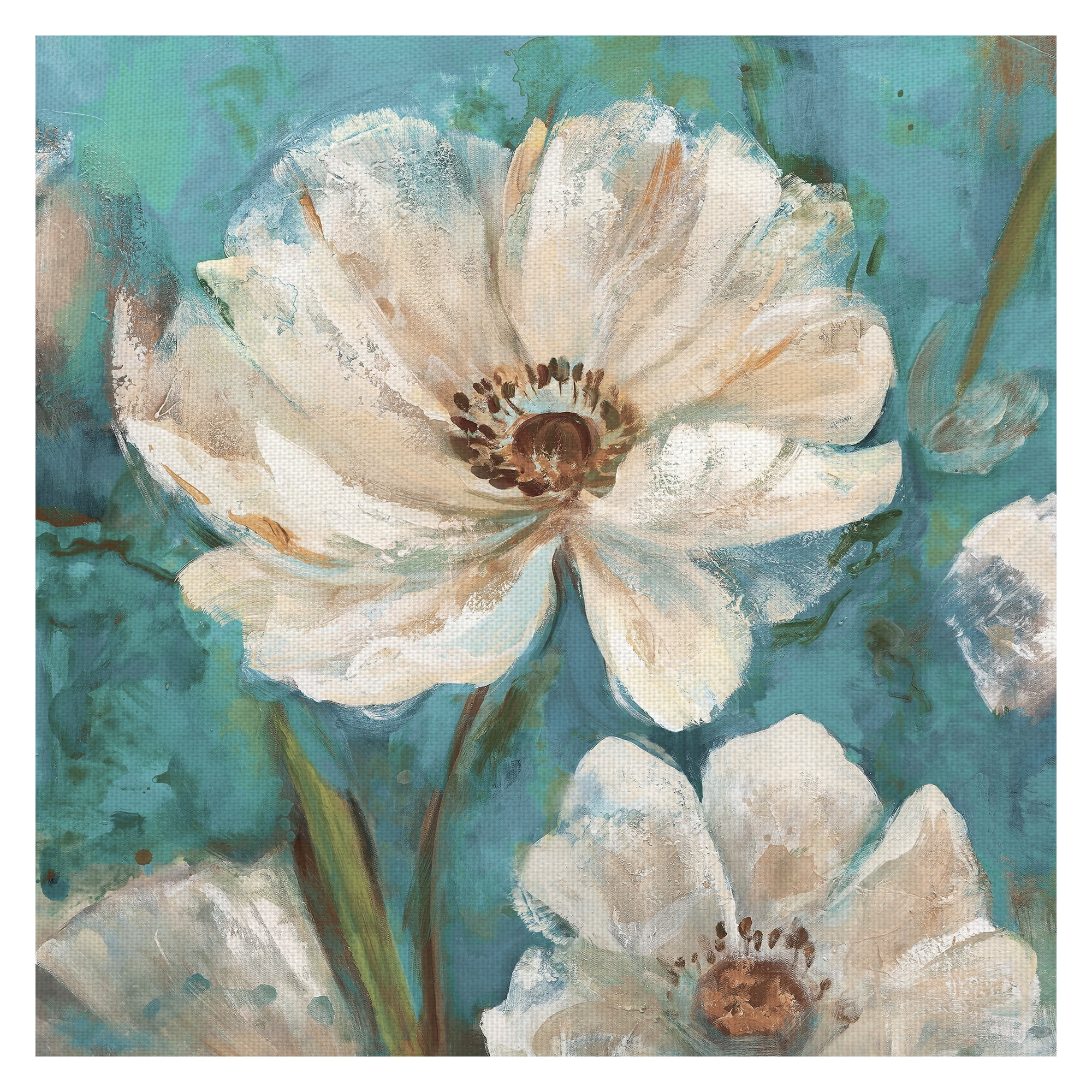 Masterpiece Art Gallery Bellissimo Square II Soft Anemone By Sandy Doonan Canvas Art Print 30" x 30"