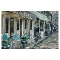 thumbnail image 1 of Masterpiece Art Gallery Bistro de Paris II Square City Cafe By Studio Arts Canvas Art Print 24" x 36", 1 of 4