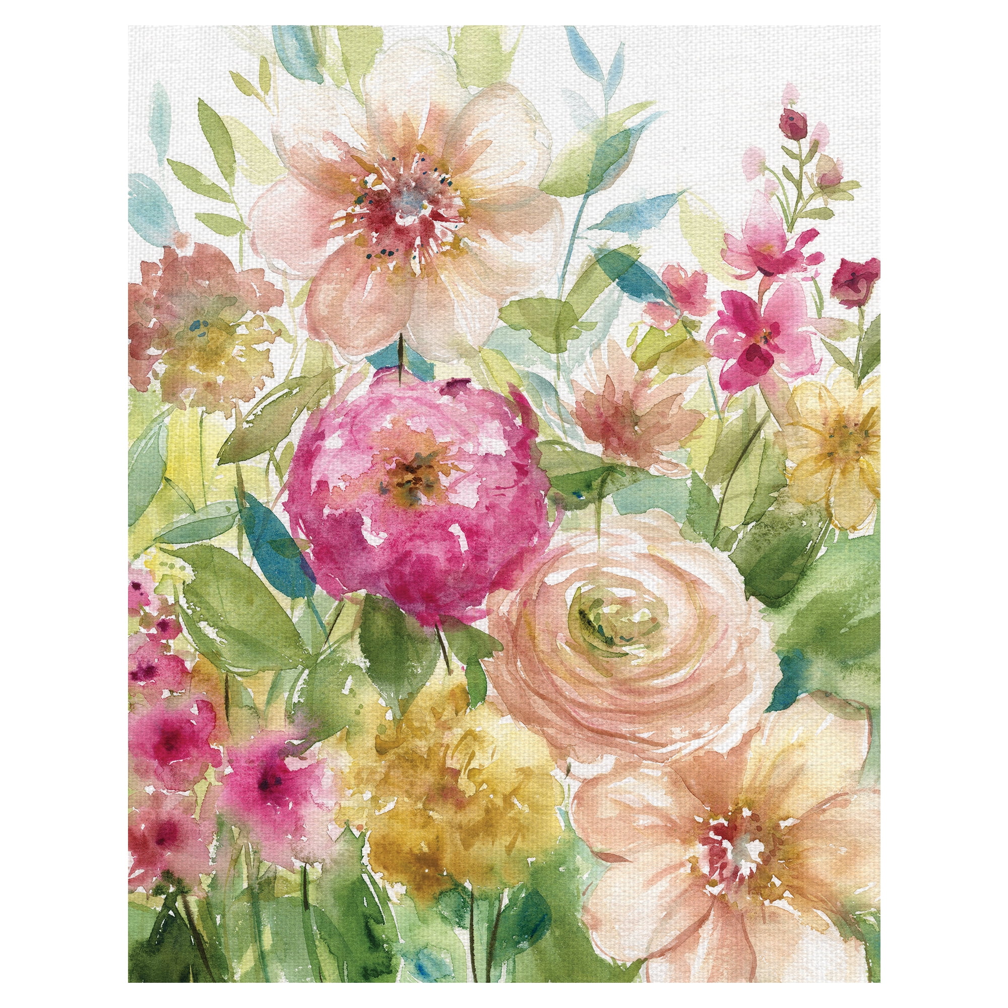 Masterpiece Art Gallery Bloomin' Pretty Wildflowers by Carol Robinson Canvas Art Print 22" x 28"