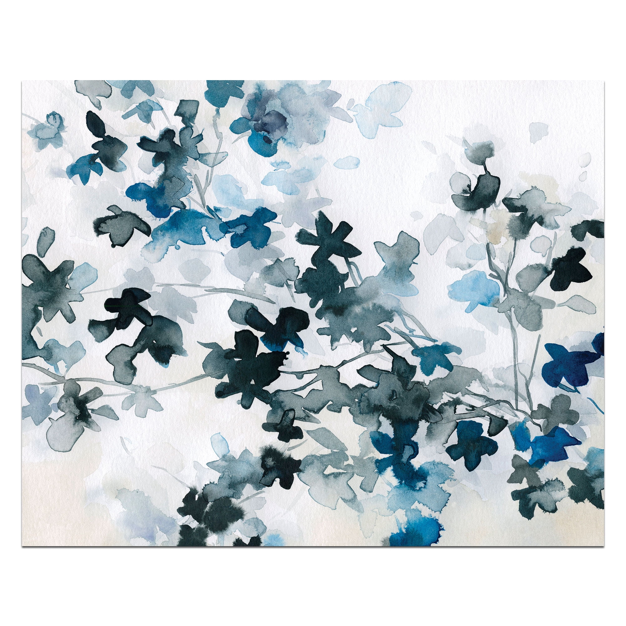 Masterpiece Art Gallery Blue Cherry Blossoms by Carol Robinson Canvas Art Print 16" x 20"