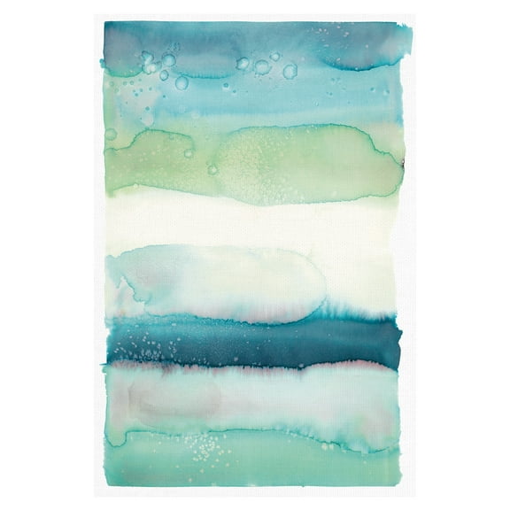 Masterpiece Art Gallery Blue Watercolor Wash 1 by Natasha Marie Canvas Photo Graphic Art Print 24" x 36"