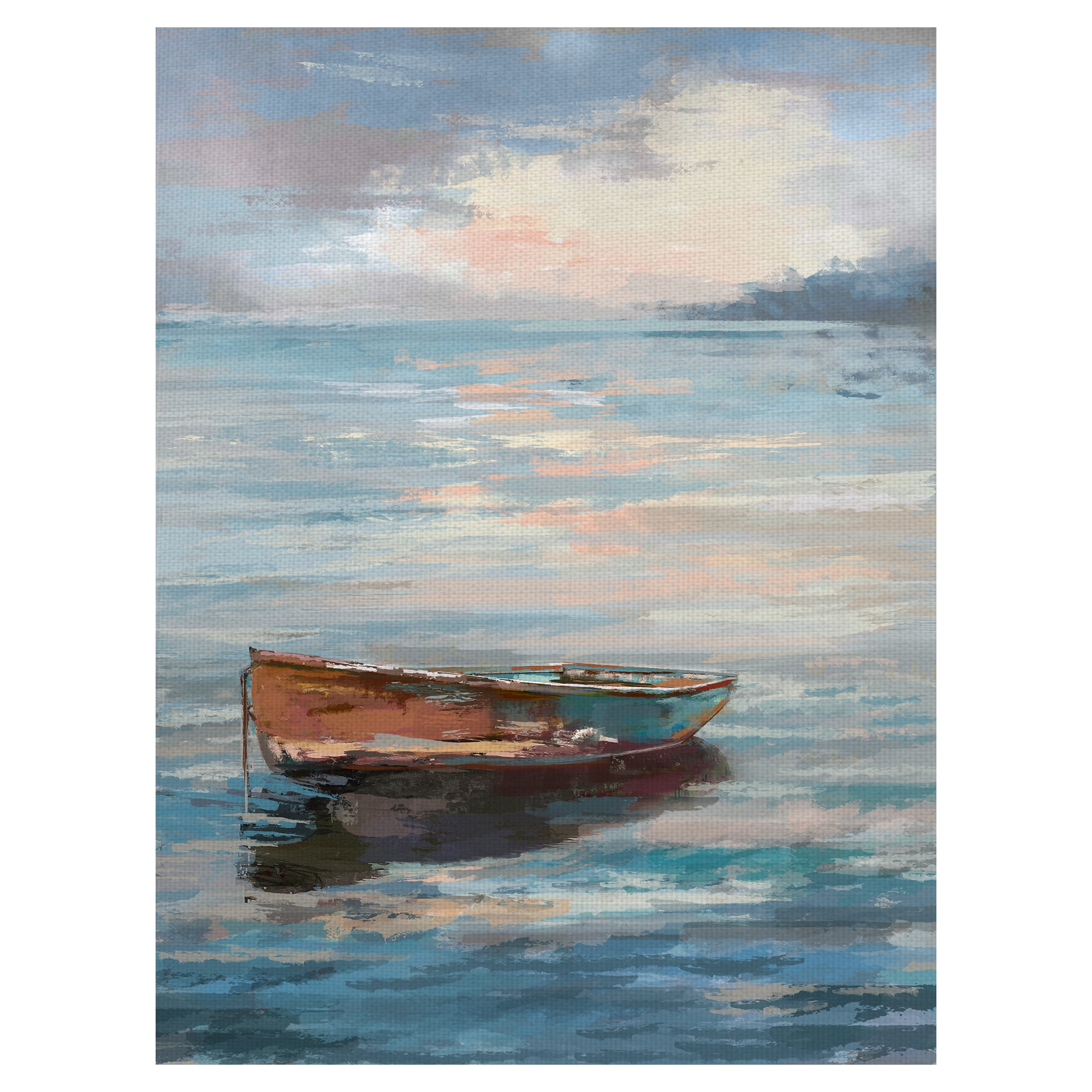 Masterpiece Art Gallery Boats Off Duty II by Studio Arts Canvas Art Print 30" x 40"