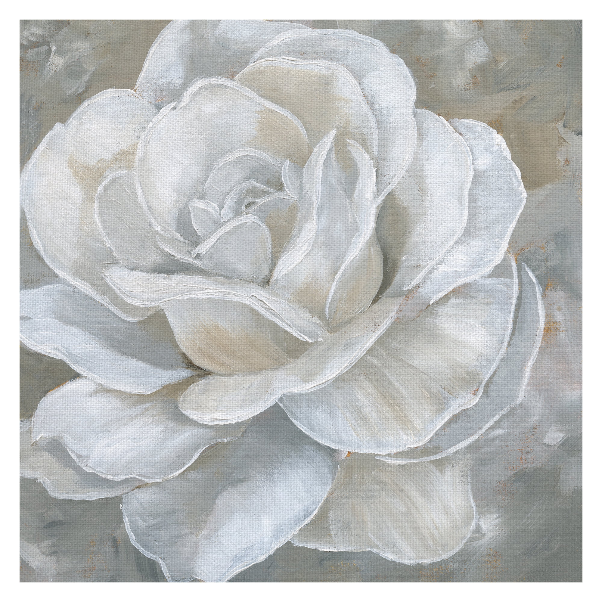 White and Gray Canvas Art Print for Kids, 31" x 31"