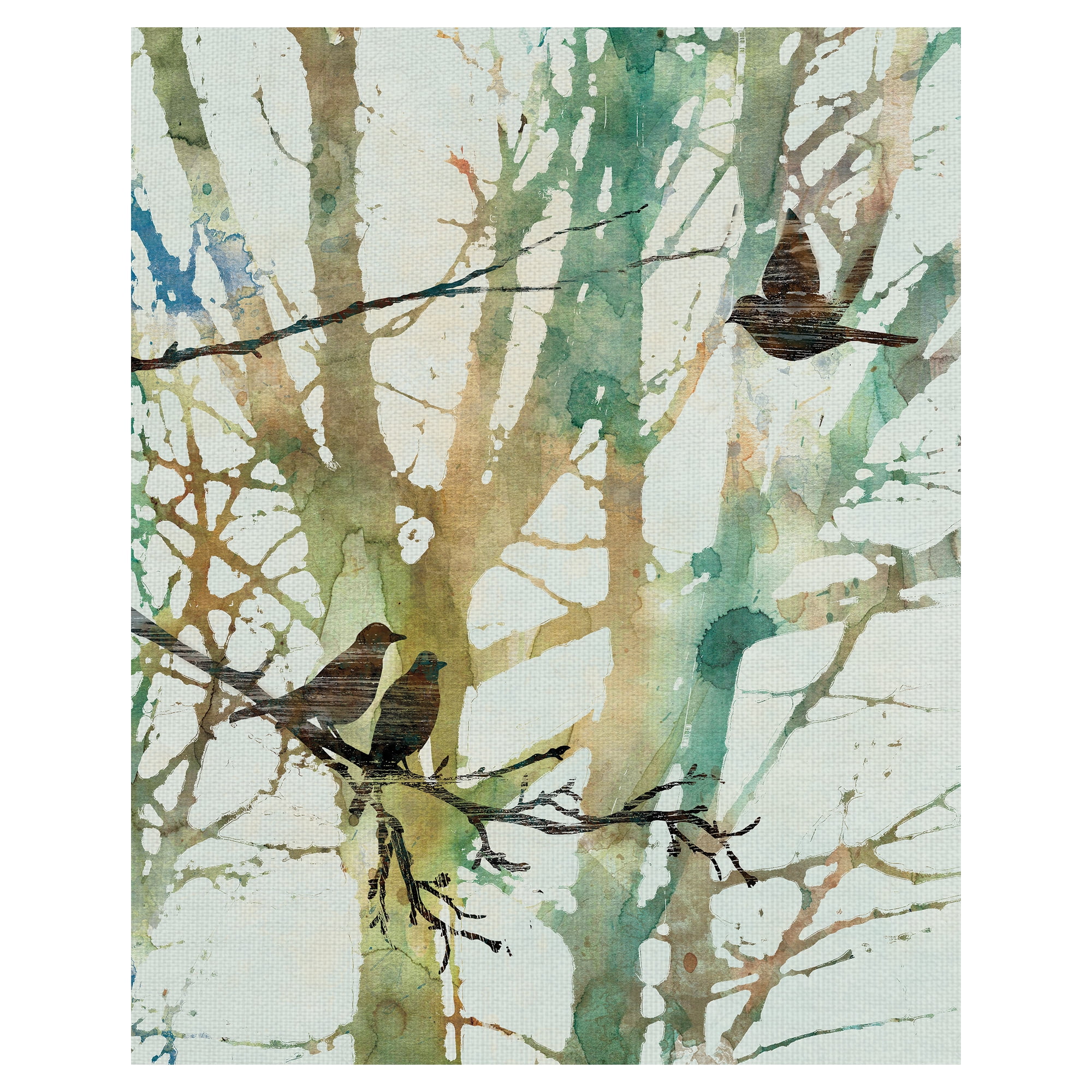 Masterpiece Art Gallery Botanical Birds I by Carol Robinson Canvas Art Print 16" x 20"