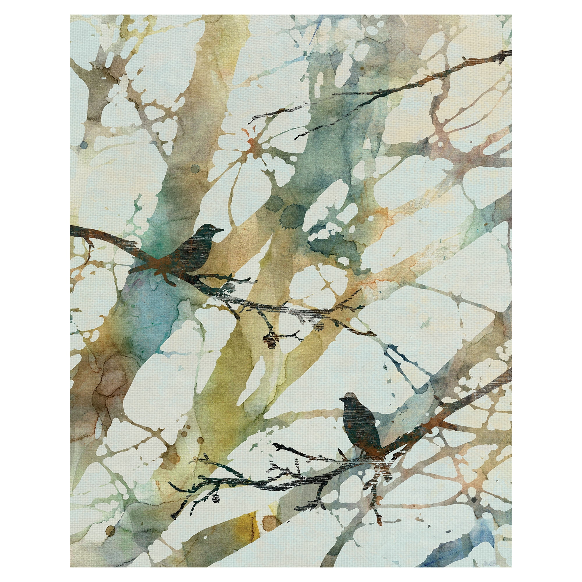 Masterpiece Art Gallery Botanical Birds II By Carol Robinson Canvas Art Print 16" x 20"