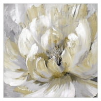 Masterpiece Art Gallery Burst of Spring Gold Peony By Nan Canvas Art Print 24" x 24"