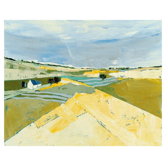 Masterpiece Art Gallery Campagne en Anjou Un Rural Landscape By Vilbo Canvas Art Print 22" x 28"