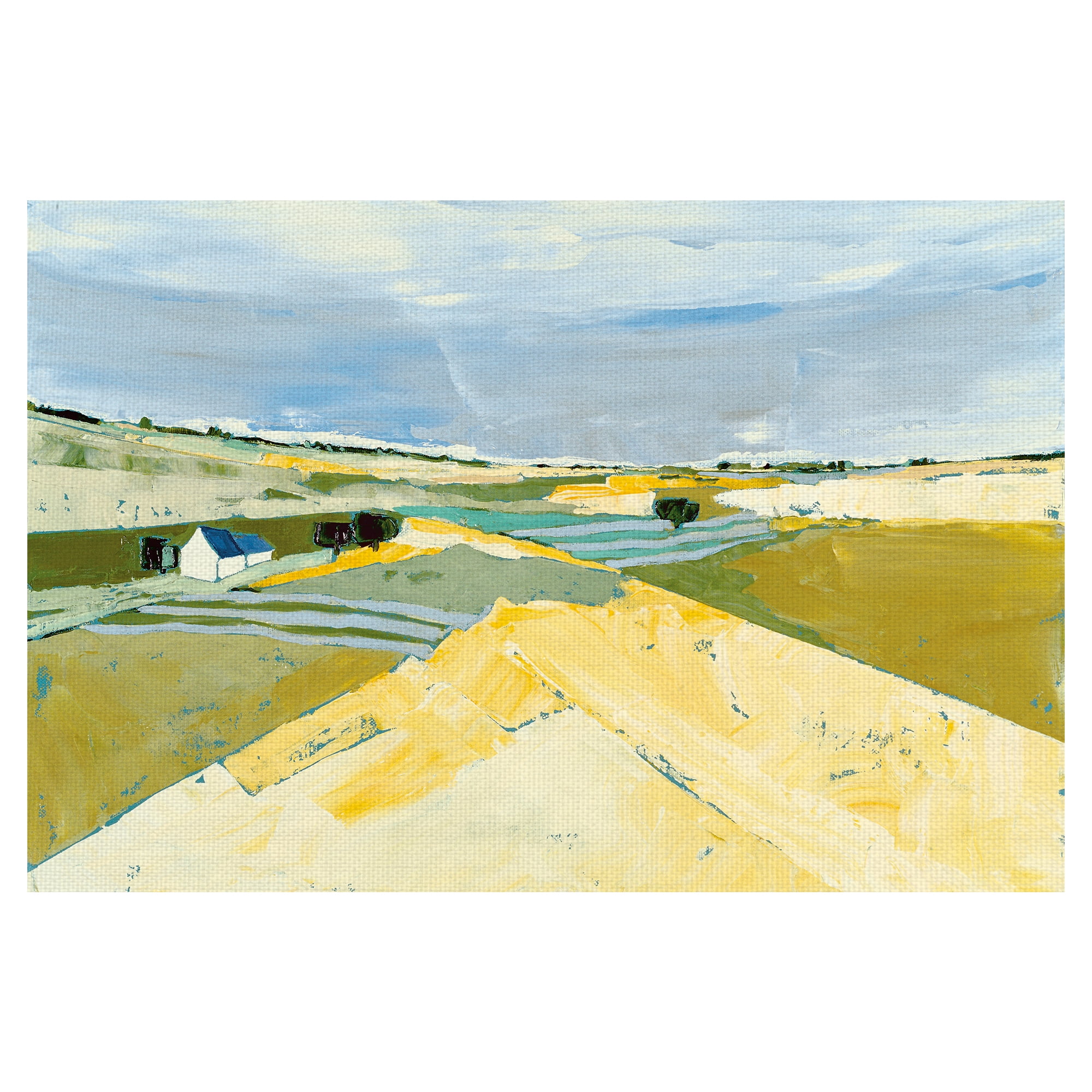 Masterpiece Art Gallery Campagne en Anjou Un Rural Landscape By Vilbo Canvas Art Print 24" x 36"