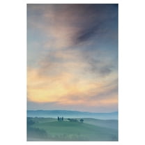 Masterpiece Art Gallery Capella di Vitaleta Misty Landscape By Andy Mumford Canvas Art Print 24" x 36"