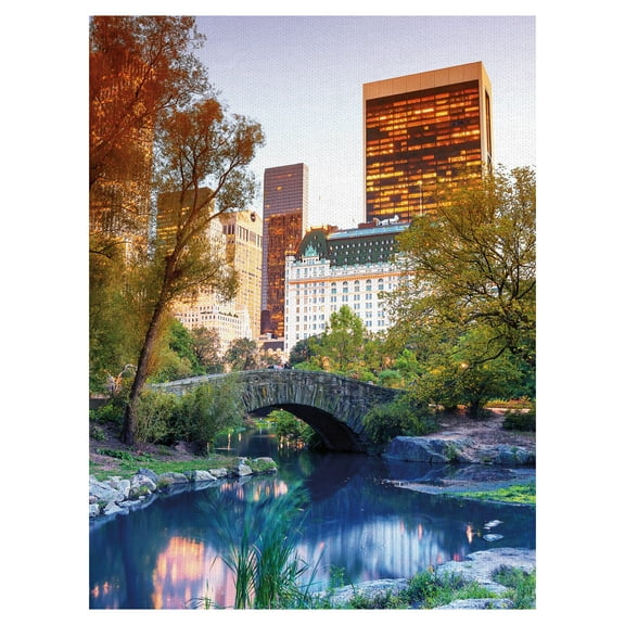 Masterpiece Art Gallery Central Park View New York by GI Artlab Canvas Art Print 30" x 40"