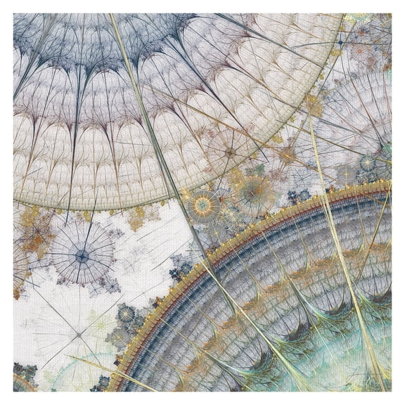 Masterpiece Art Gallery Clockworks I Intricate Abstract by James Burghardt Canvas Art Print 20" x 20"