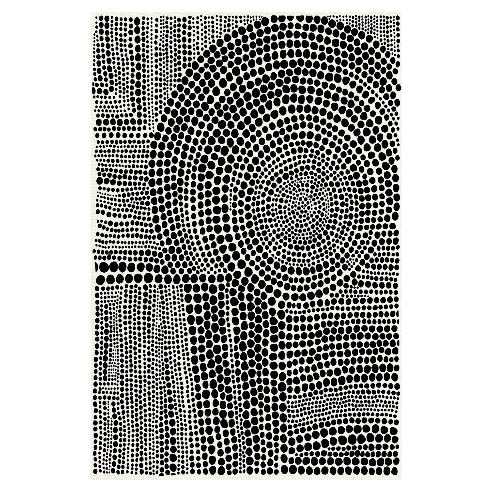 Masterpiece Art Gallery Clustered Dots B Abstract By Natasha Marie Canvas Art Print 24" x 36"