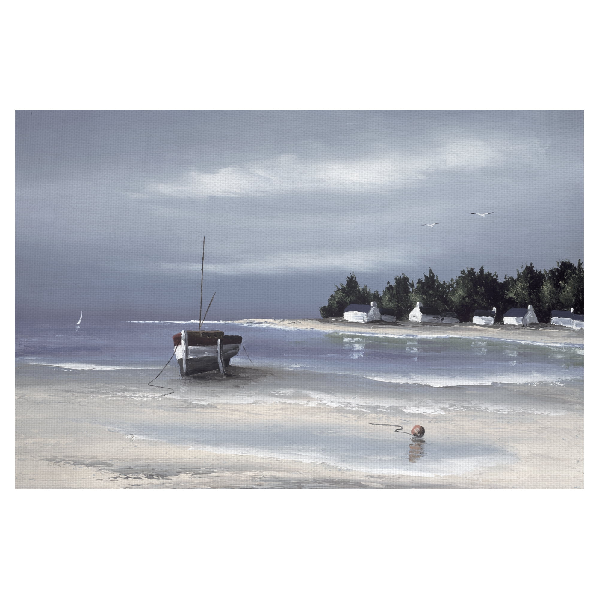 Masterpiece Art Gallery Coastal Inlet I Soft by Frederic Flanet Canvas Art Print