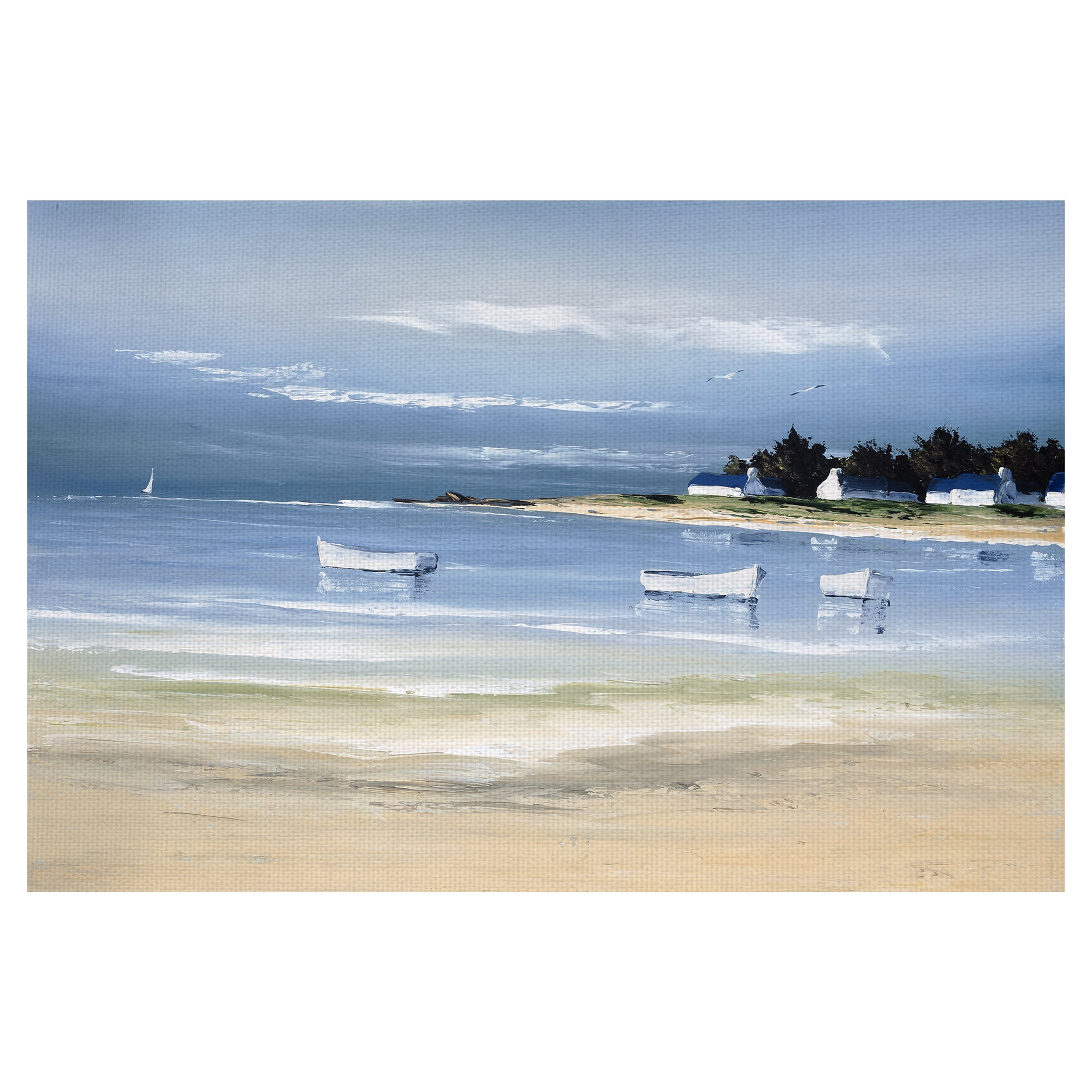 Masterpiece Art Gallery Coastal Inlet II by Frederic Flanet Canvas Art Print 24" x 36"