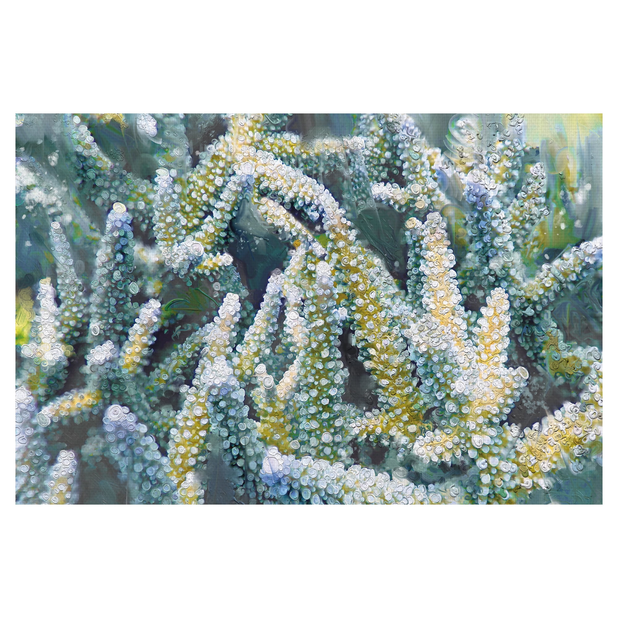 Masterpiece Art Gallery Coral Blues by Studio Arts Canvas Art Print