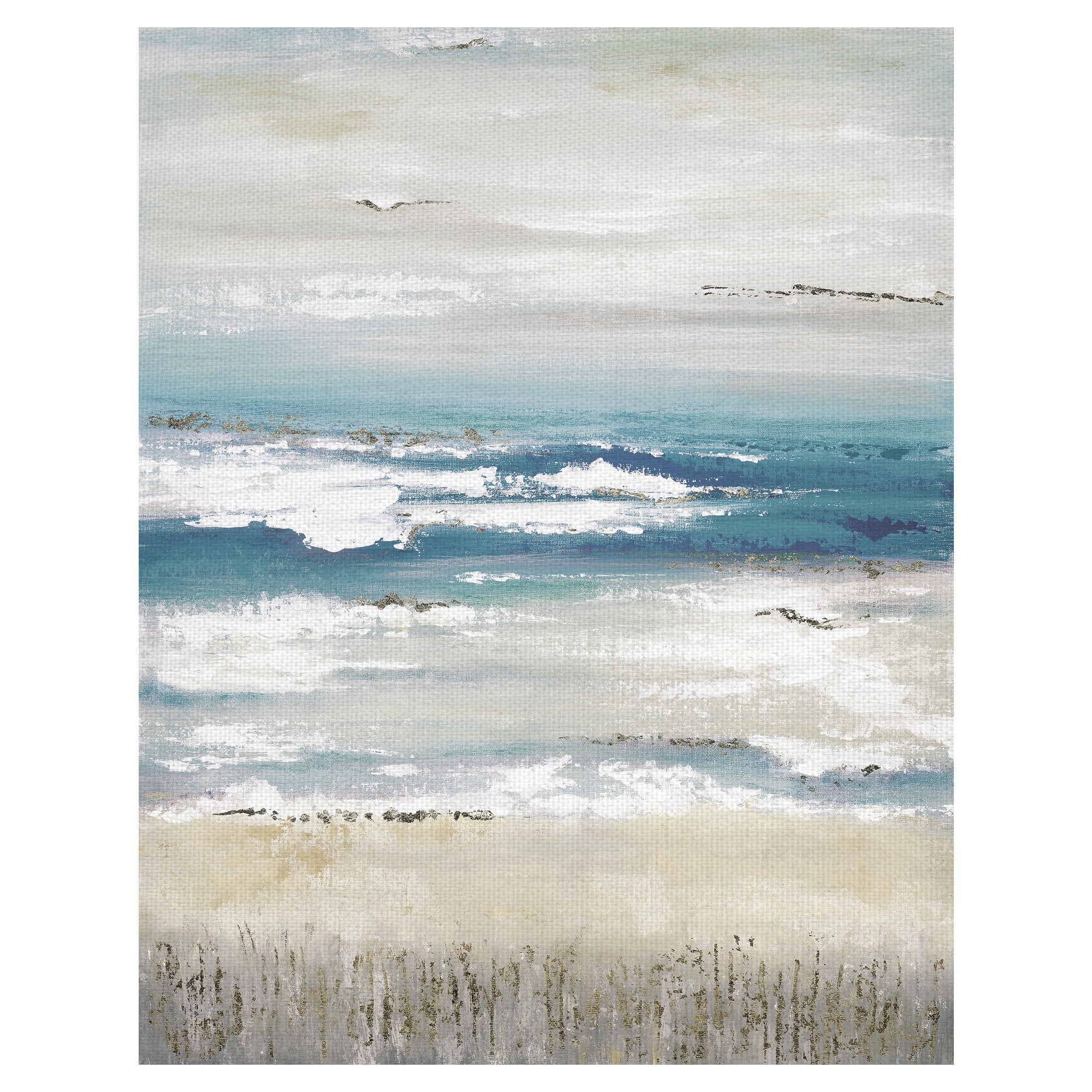 Masterpiece Art Gallery Distant Horizon Light On The Coast By Tava Studios Canvas Art Print 22" x 28"