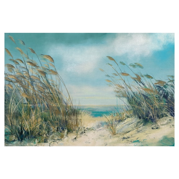 Masterpiece Art Gallery Dune Grasses Ocean By Studio Arts Canvas Art Print 24" x 36"