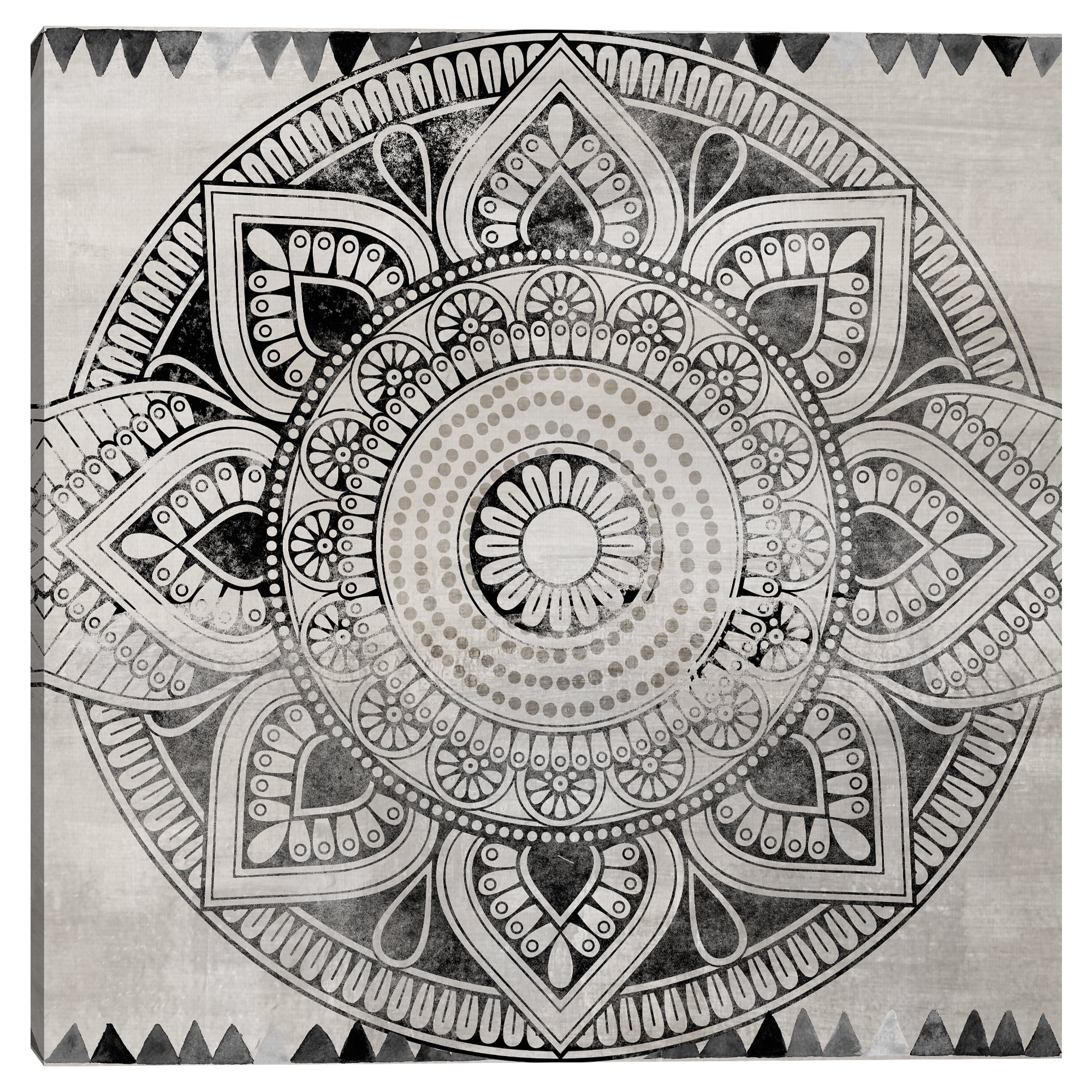 Masterpiece Art Gallery Ethnic Tile Abstract Canvas Art Print, 35" x 35", by Nikki Chu
