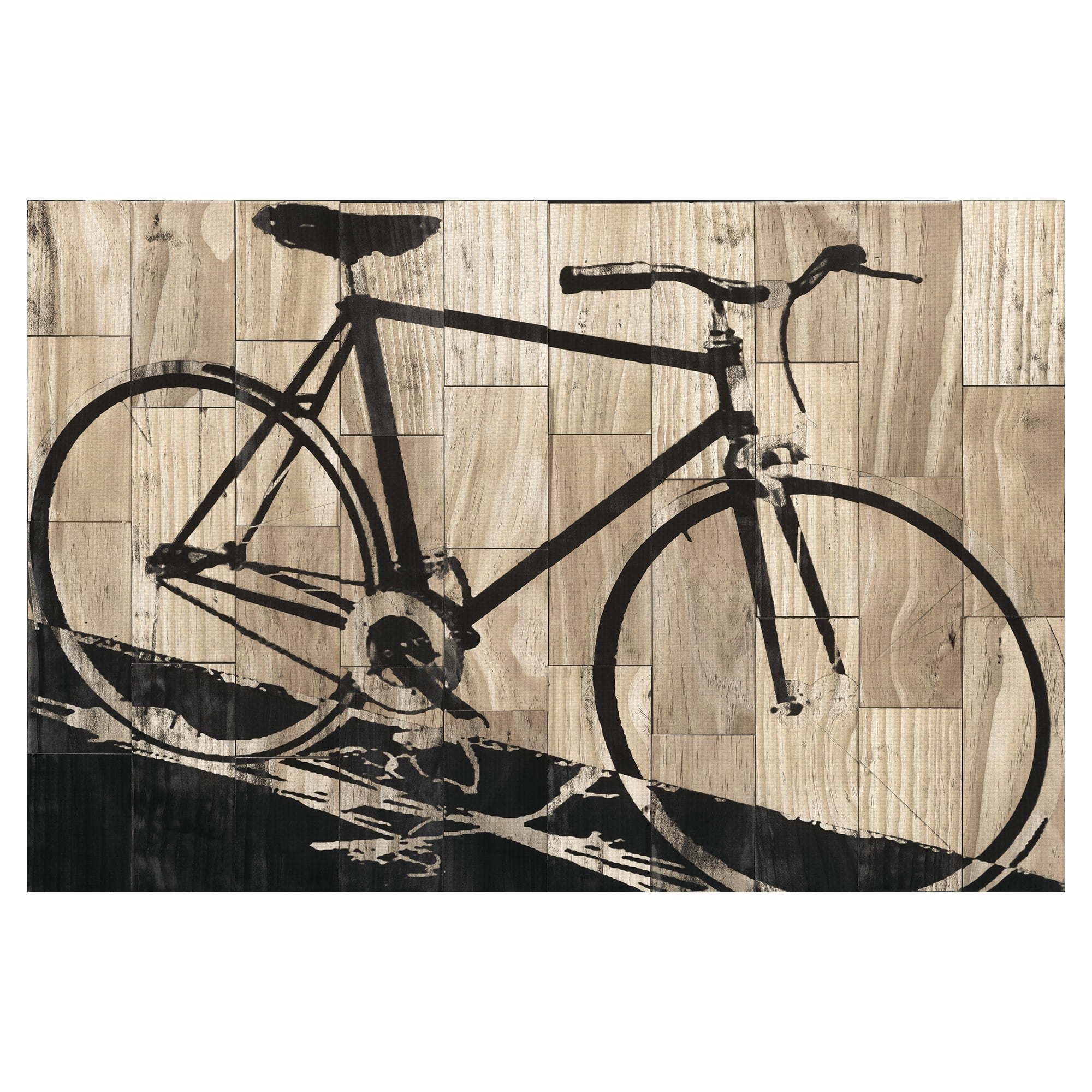 Masterpiece Art Gallery Fixed Gear Bicycle 2 Light by PaperplateInc Canvas Art Print 24" x 36"