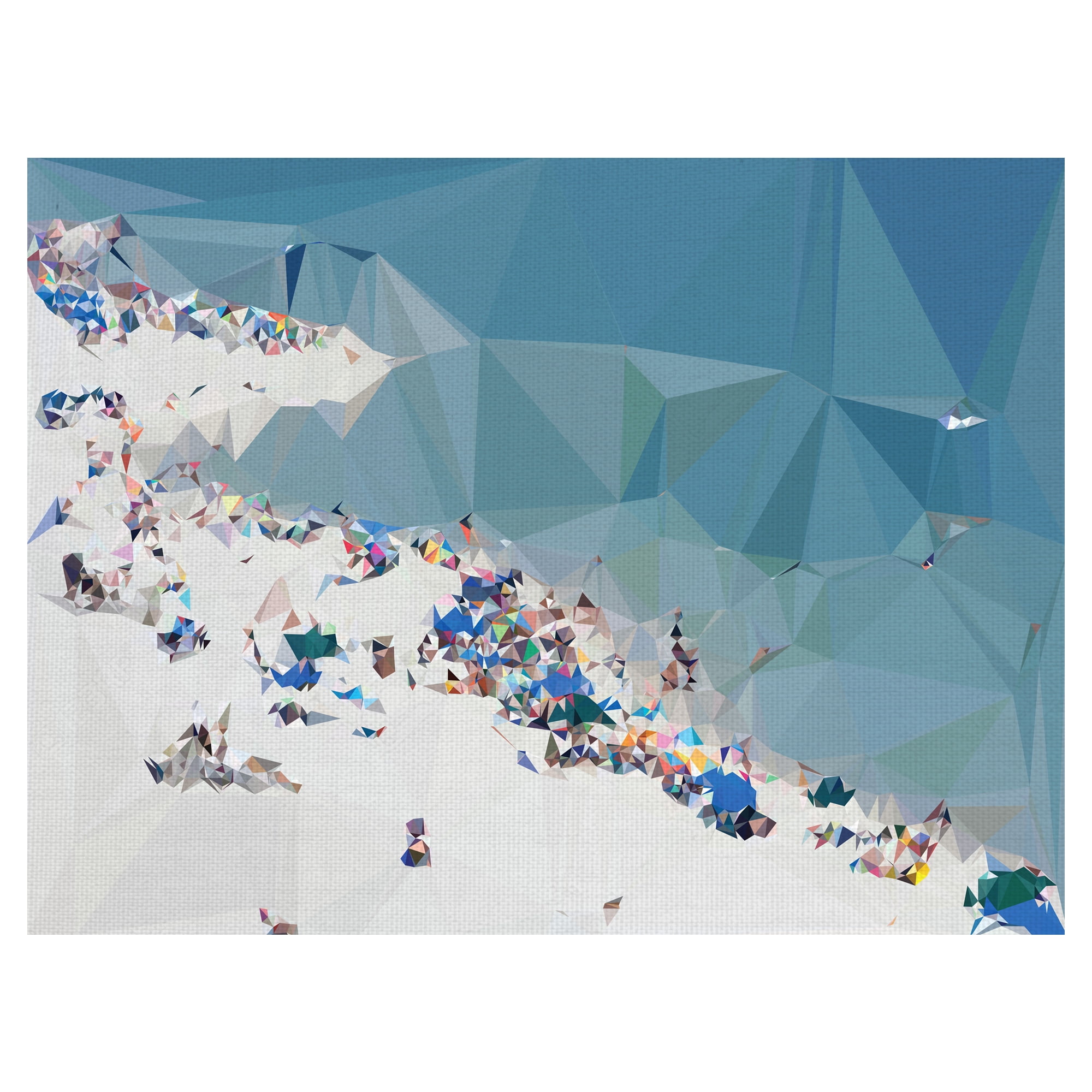 Masterpiece Art Gallery Fractal Beach 1 by The Studio Canvas Art Print 30" x 40"