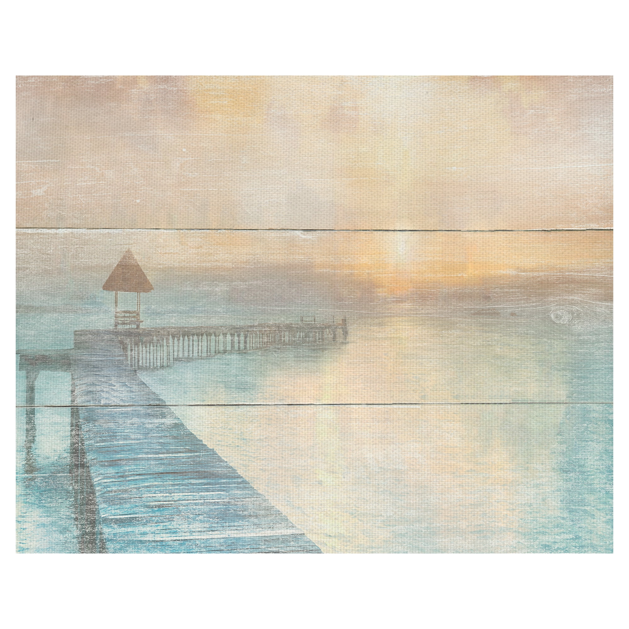 Masterpiece Art Gallery Gather at the Beach by Mike Calascibetta Canvas Art Print 16" x 20"