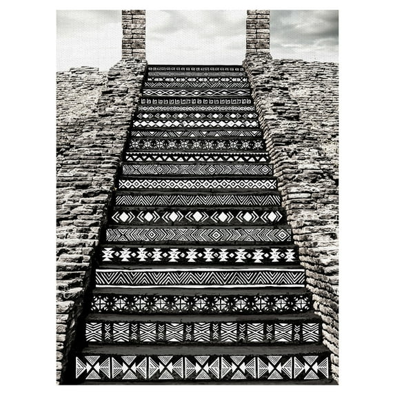 Masterpiece Art Gallery Global Climb Sky Stairs By Belle Maison Canvas Art Print 30" x 40"