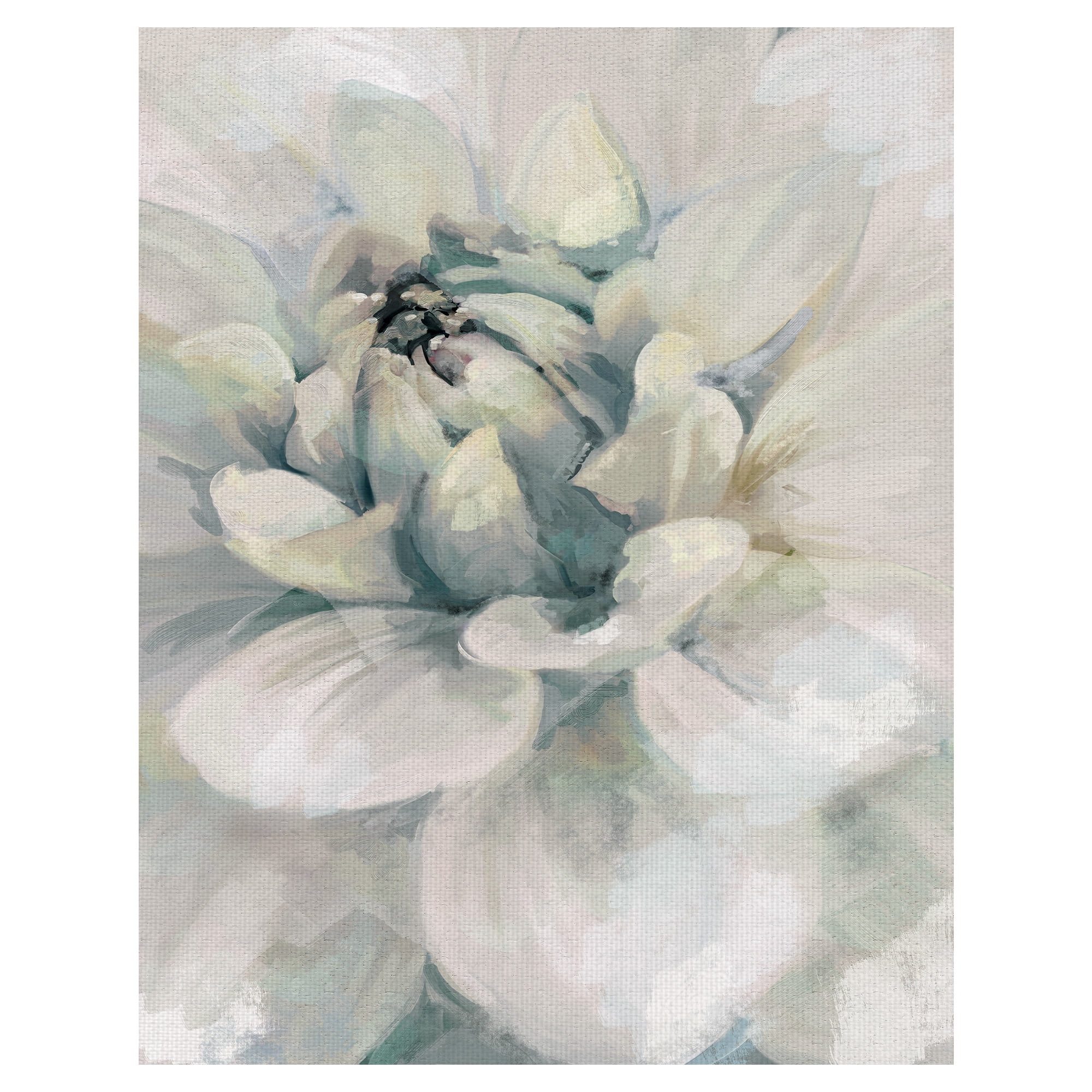 Masterpiece Art Gallery Glorious Blooms I White Flowers By Studio Arts Canvas Art Print 22" x 28"