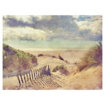Masterpiece Art Gallery Golden Sands Beach by Noah Bay Canvas Art Print 30" x 40"
