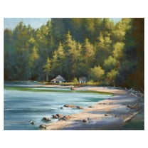 Masterpiece Art Gallery Hidden Cover Coastal Forest By David Marty Canvas Art Print 22" x 28"