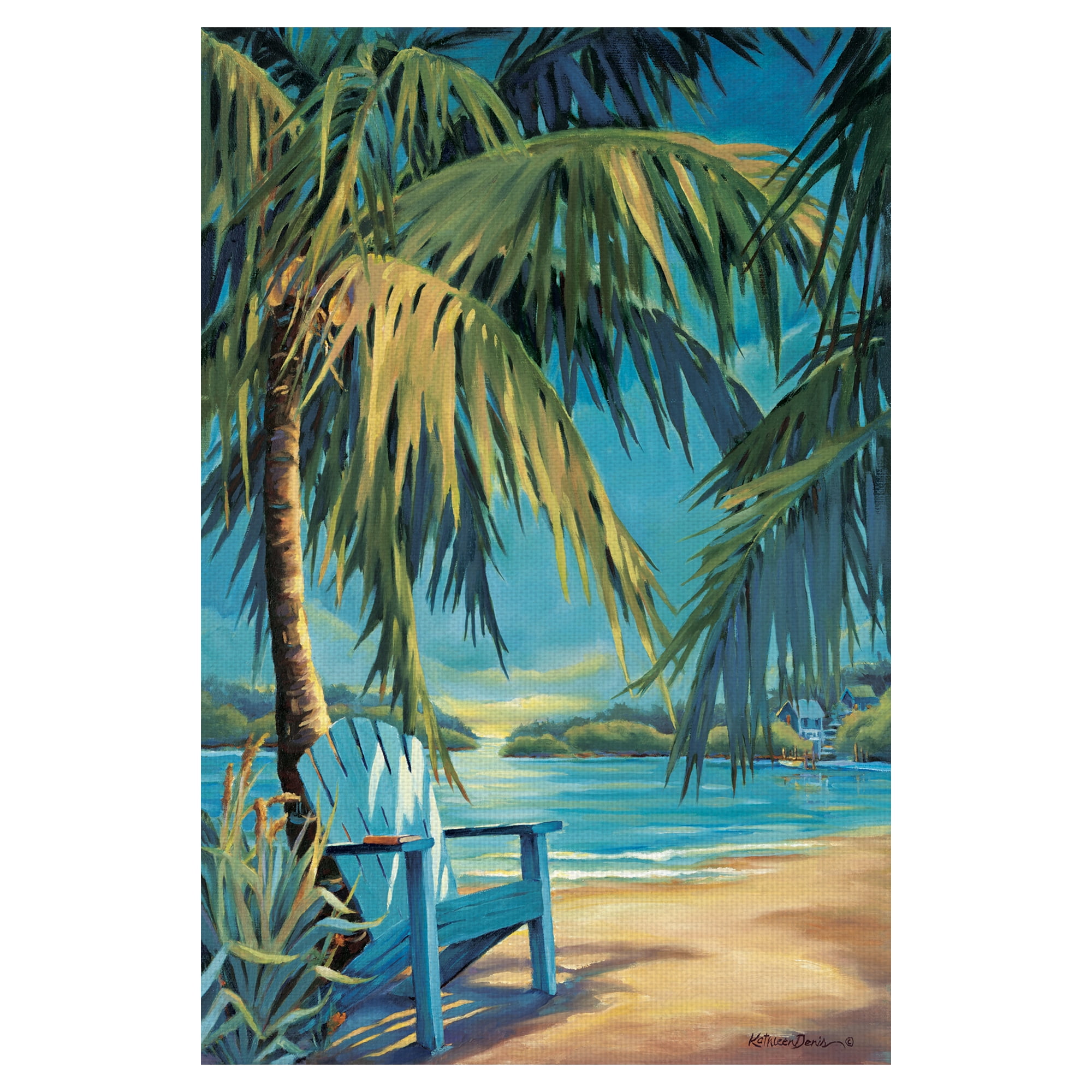 Masterpiece Art Gallery Hide Out Beach By Kathleen Denis Canvas Art Print 24" x 36"