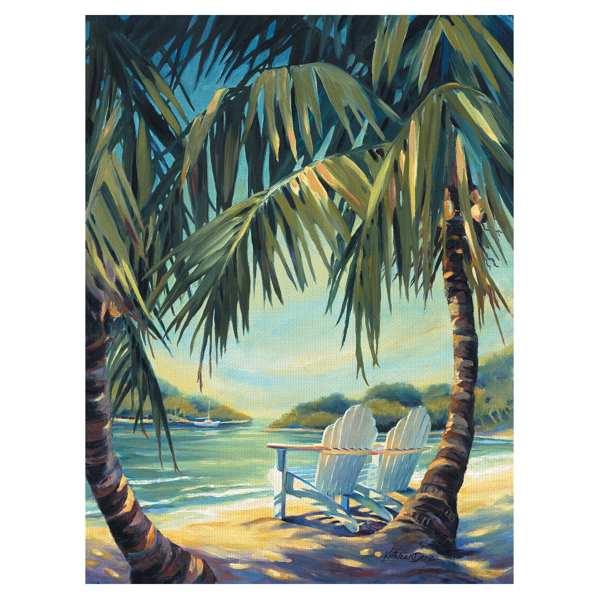 Masterpiece Art Gallery Hideout II Ocean By Kathleen Denis Canvas Art Print 30" x 40"