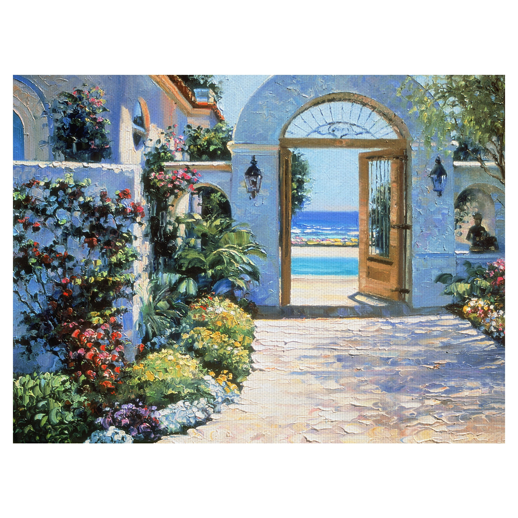 Masterpiece Art Gallery Hotel California By Howard Behrens Canvas Art Print 30" x 40"