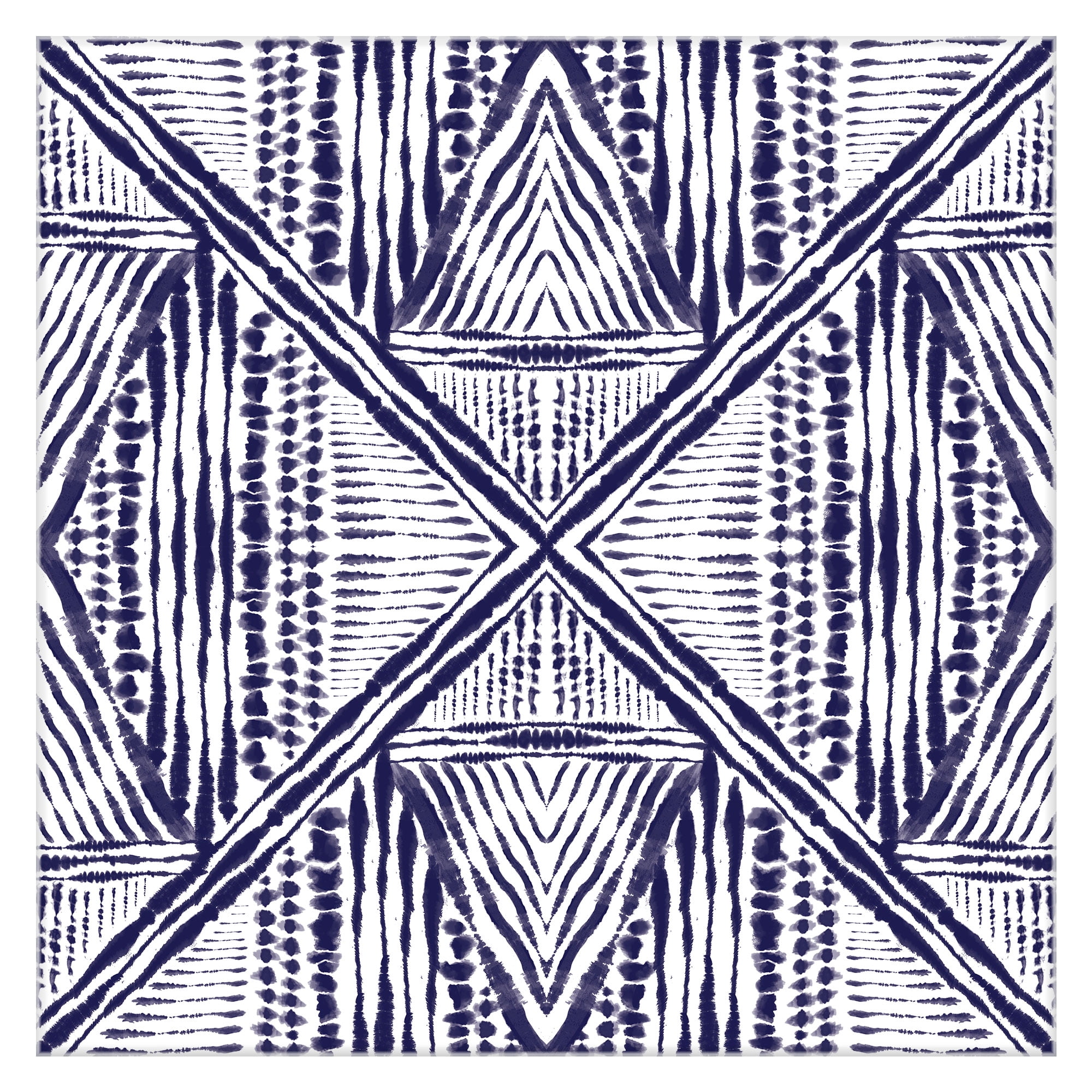 Masterpiece Art Gallery Inky Kaleidoscope Pattern II by Amanda Murray Canvas Graphic Art Print 24" x 24"