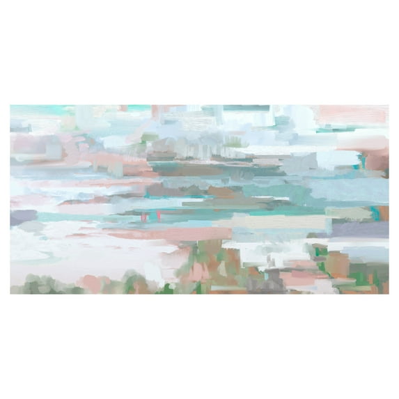 Masterpiece Art Gallery Kismet Colorful Abstract By Studio Arts Canvas Art Print 27" x 54"