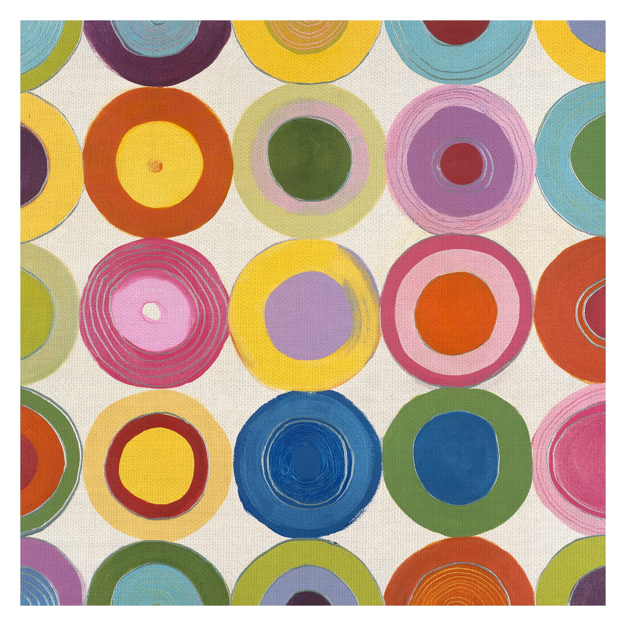 Masterpiece Art Gallery Life Is A Beach 2 By Mary Calkins Canvas Art Print 30" x 30"