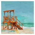 thumbnail image 1 of Masterpiece Art Gallery Lifeguard At The Beach By Studio Arts Canvas Art Print 30" x 30", 1 of 4