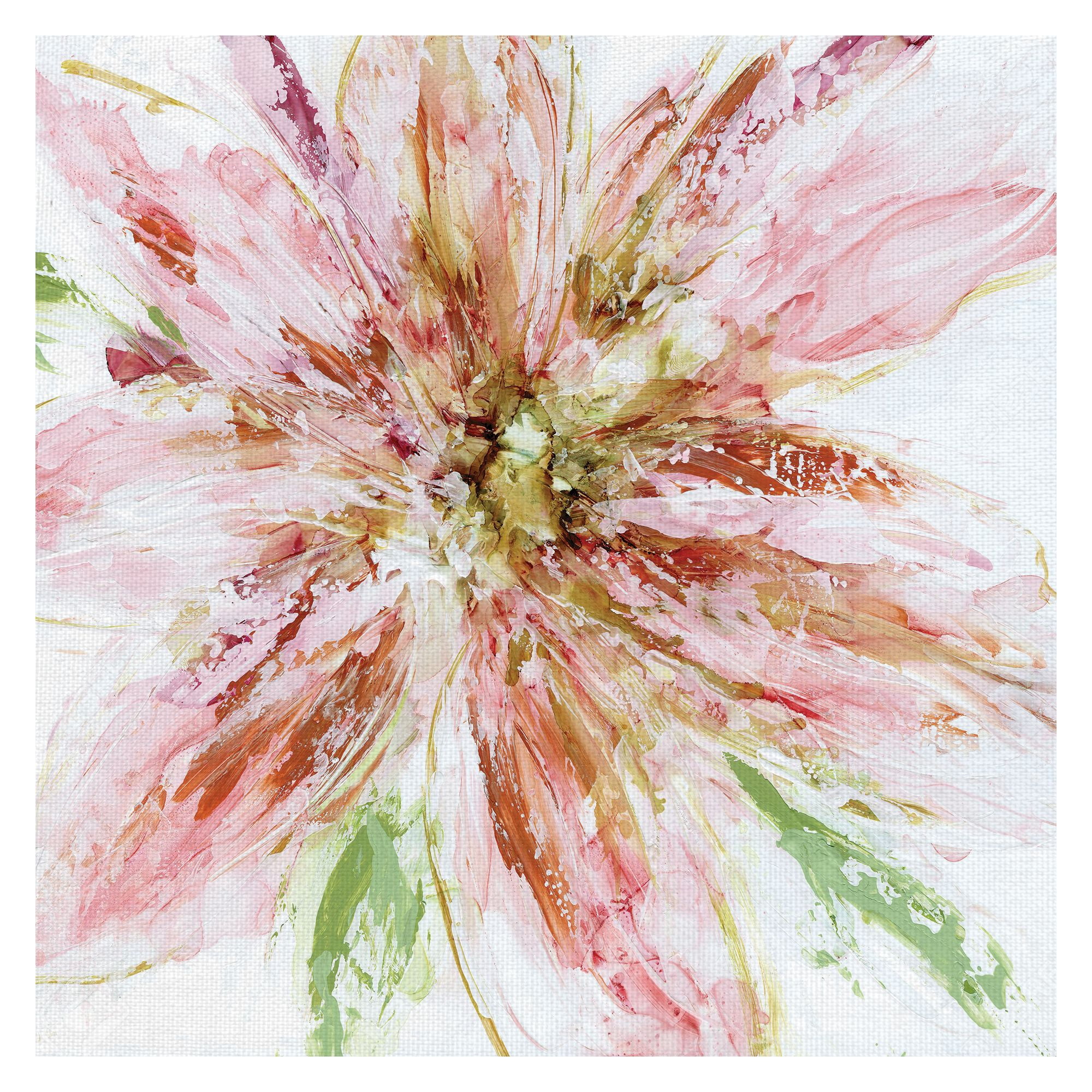 Masterpiece Art Gallery Lily Floral Strokes I by Carol Robinson Canvas Art Print 30" x 30"