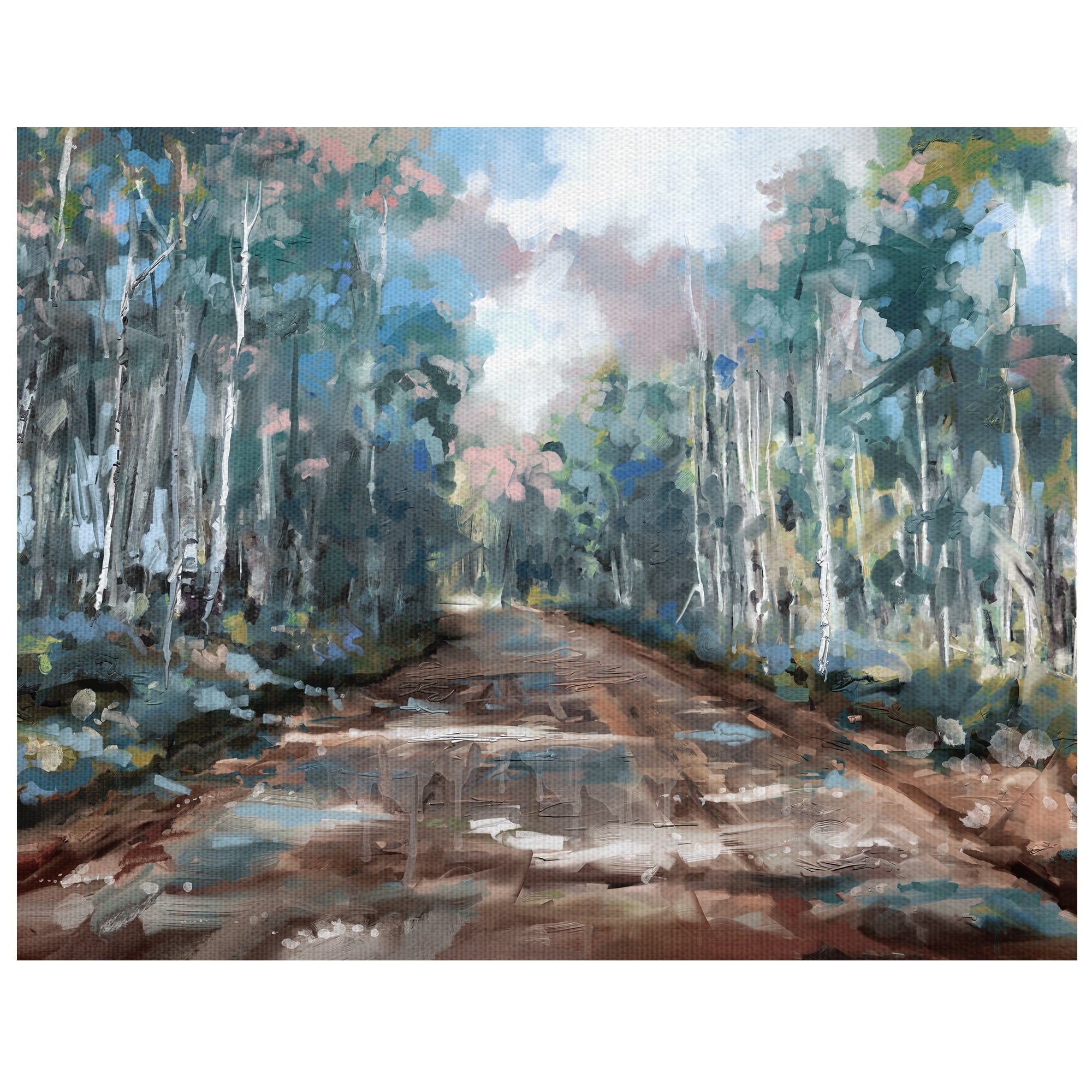 Free Shipping! Masterpiece Art Gallery Long Way Home Spring Forest